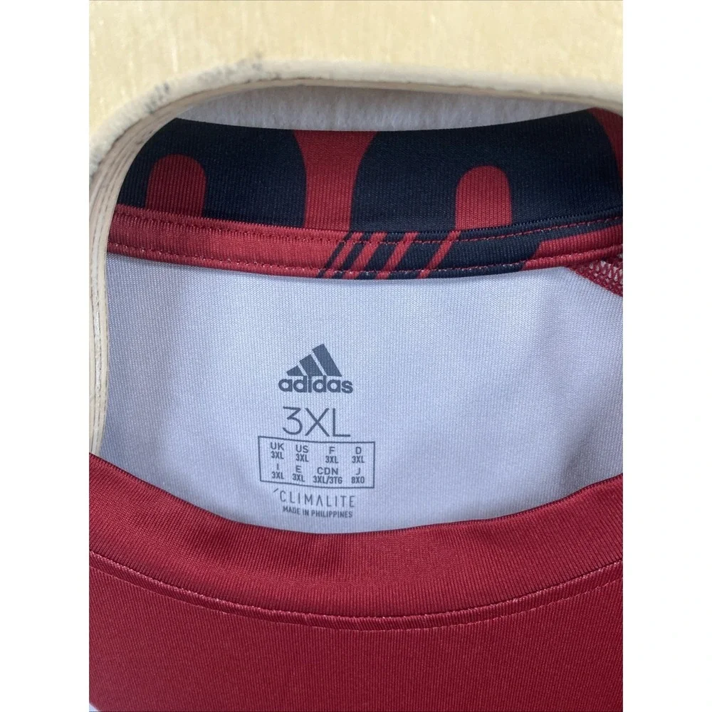 adidas Originals AOP Logo Men's Red Training Rare T-Shirt Men's 3XL C16